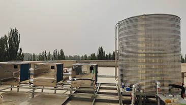 新疆喀什叶城县民政局养老院热水项案例