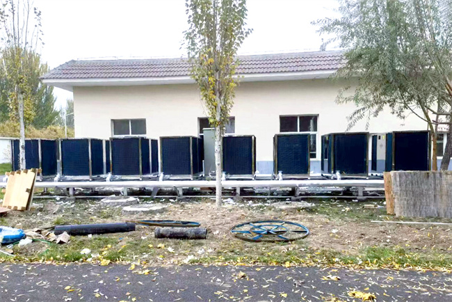 黄金城网站_黄金城官网空气能热泵在新疆兵团第四师可克达拉市污水处理厂冬季供暖项目中的应用